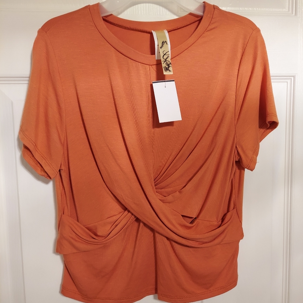 Orange blouse